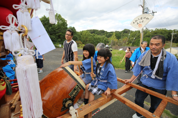 大岩神社の神像奉納祭・秋祭り