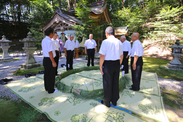 大屋神社の夏越の祓